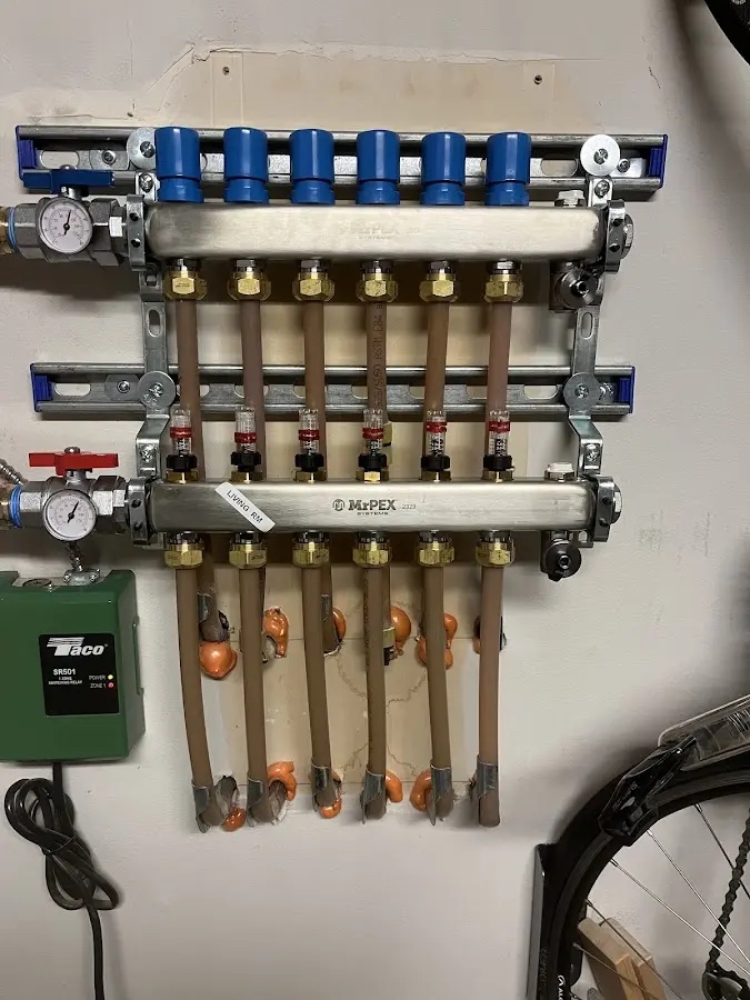 Plumber performing Leak Detection at a residential property in Buchanan